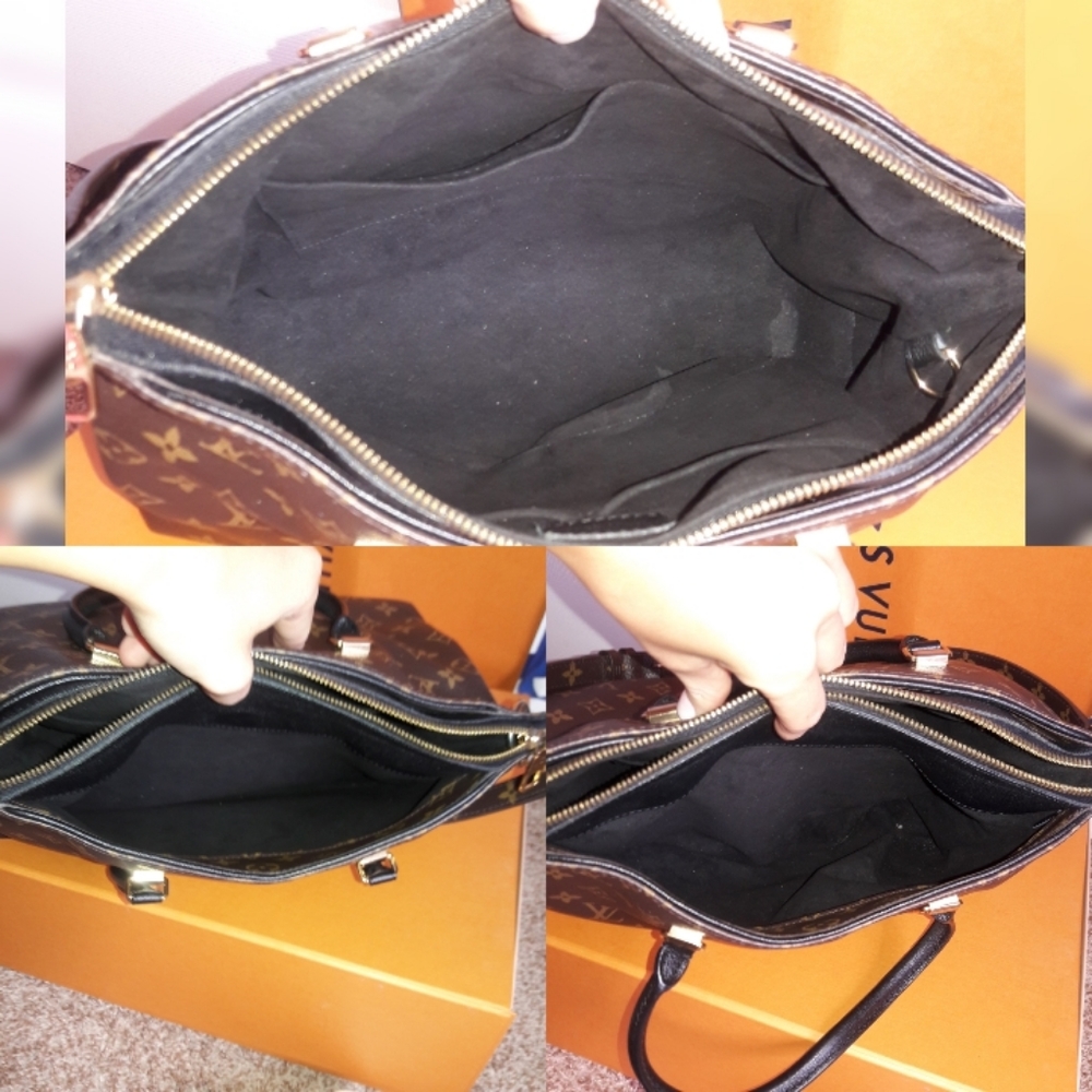 TRADED โค๏ธ Louis Vuitton Pallas MM Noir Calfskin - Picture 10 of 16